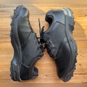 Footjoy golf shoes men's 11 black lace leather Oxford GreenJoys